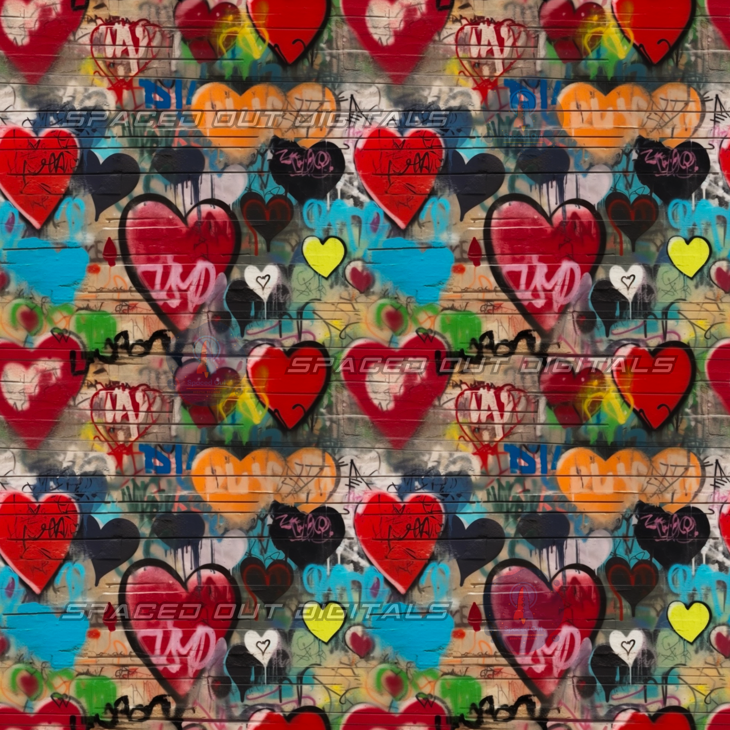 Graffiti Hearts