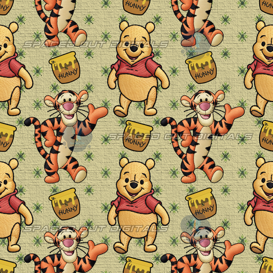 Yellow Bear Embroidery