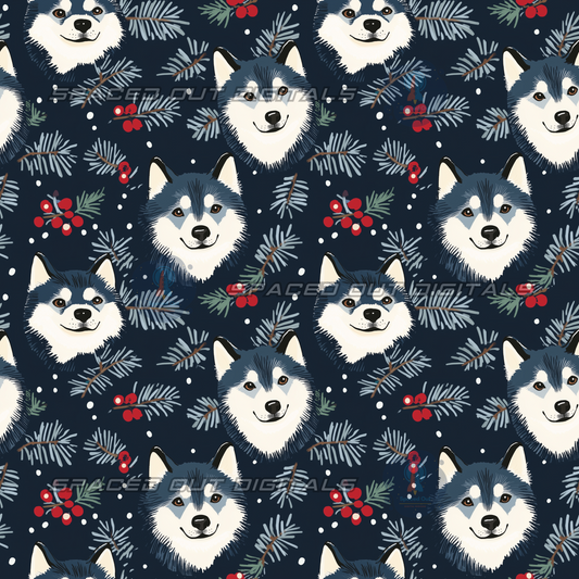 Husky Christmas