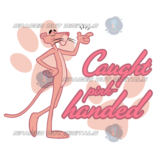 Caught Pink Handed PNG