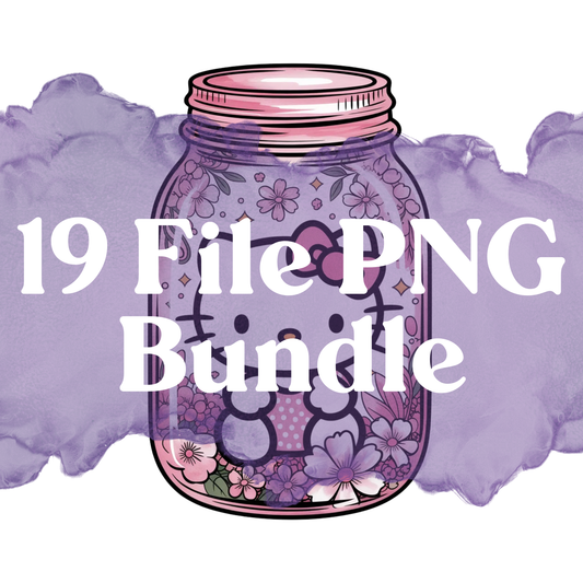 Spring Mason Jars PNG Bundle