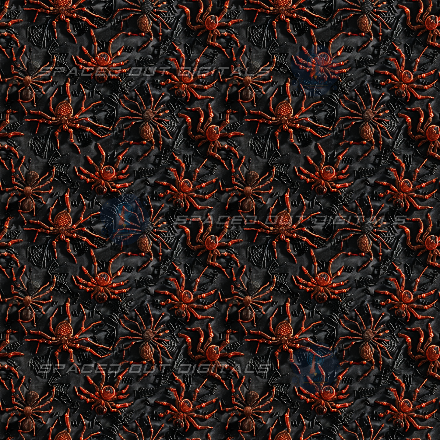 Embroidery Spiders