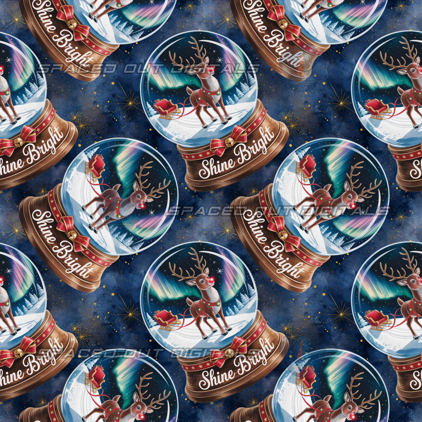 Red Nose Reindeer Globes