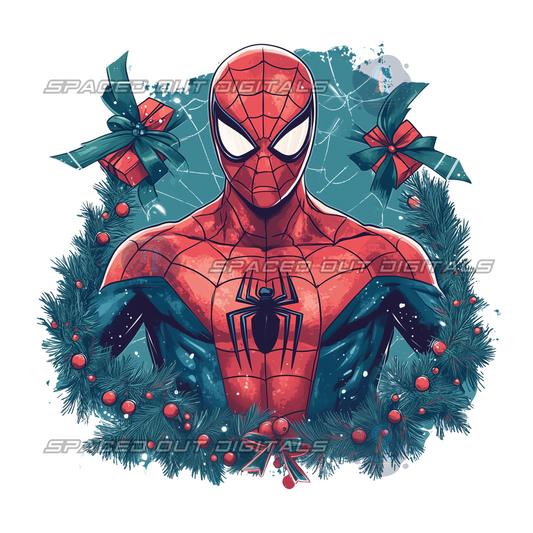 Spidey Christmas PNG