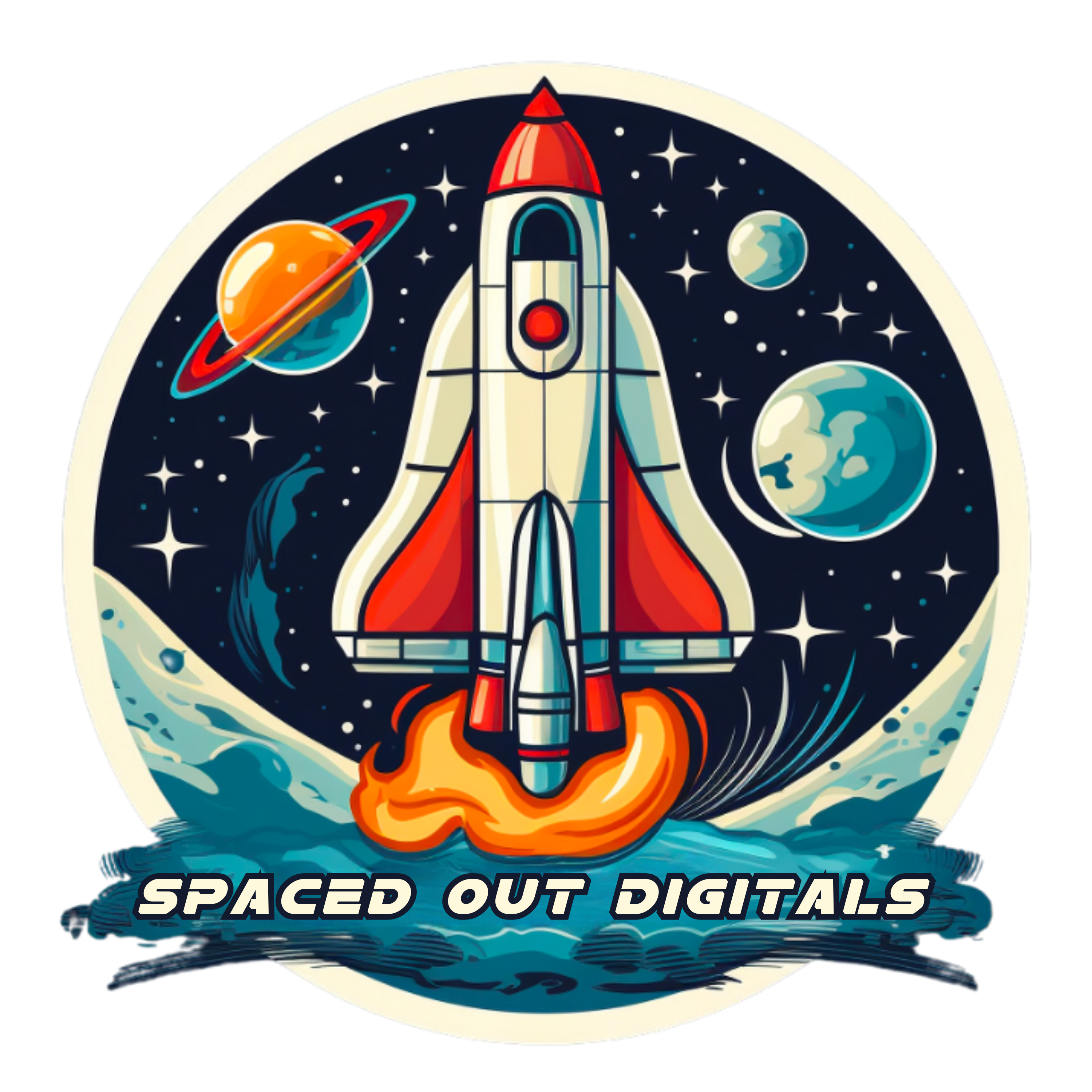 Blue Alien Ducks – Spaced Out Digitals