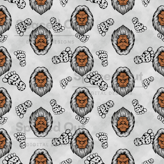 Bigfoot Heads (Grey)