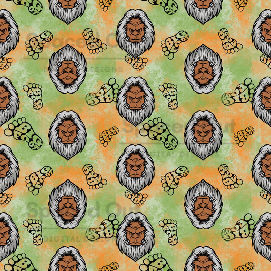 Bigfoot Heads (Green)