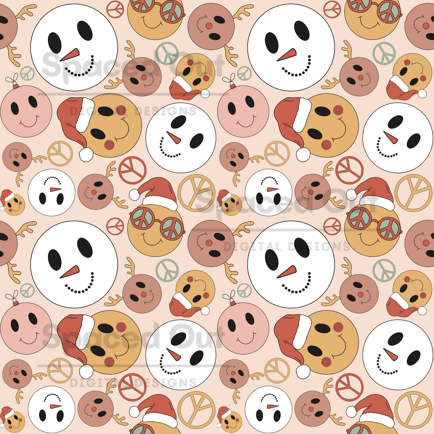 Groovy Christmas Smileys