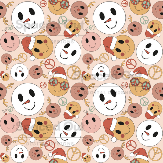 Groovy Christmas Smileys
