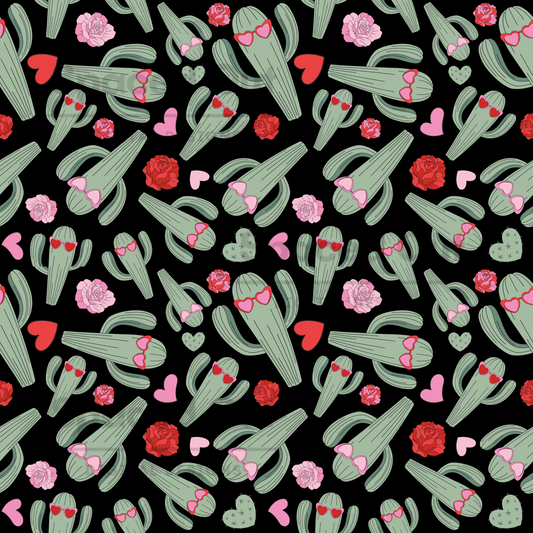 Valentine Cactus Black