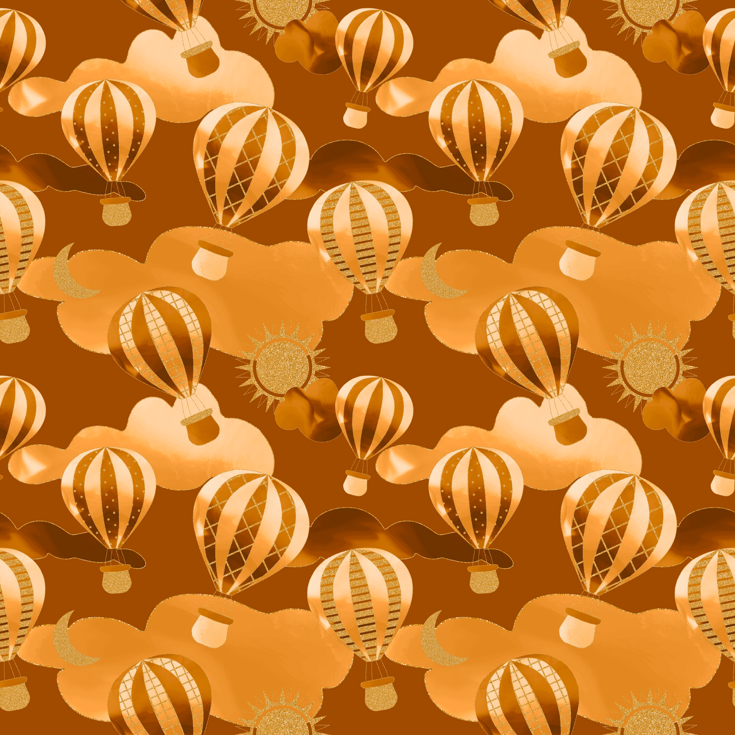 Gold Air Balloons
