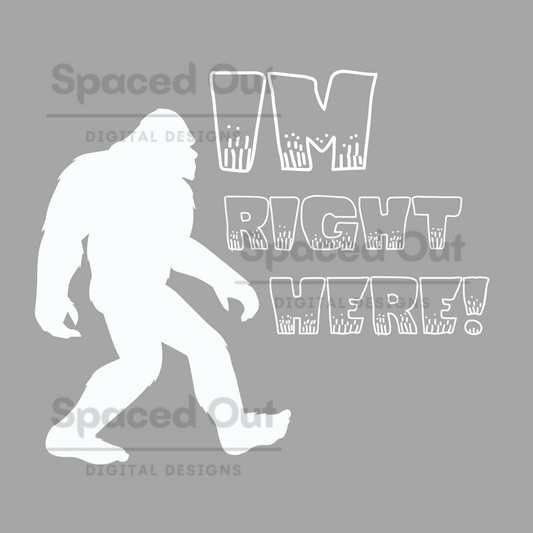 Im Right Here PNG