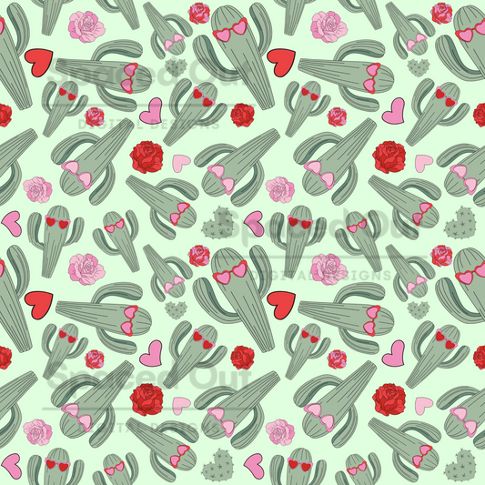 Valentine Cactus Green