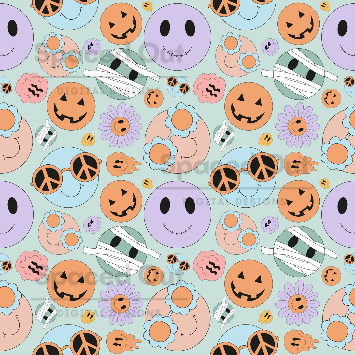 Hippie Halloween Smiles