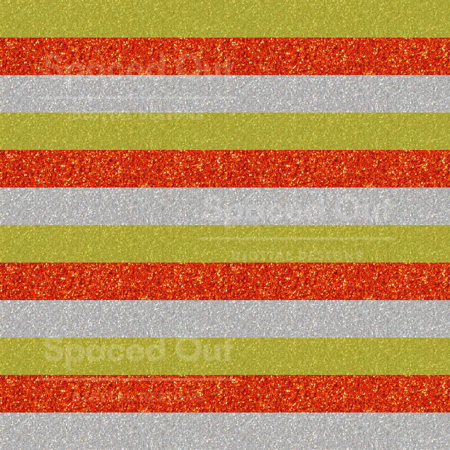 Candy Corn Glitter Stripes