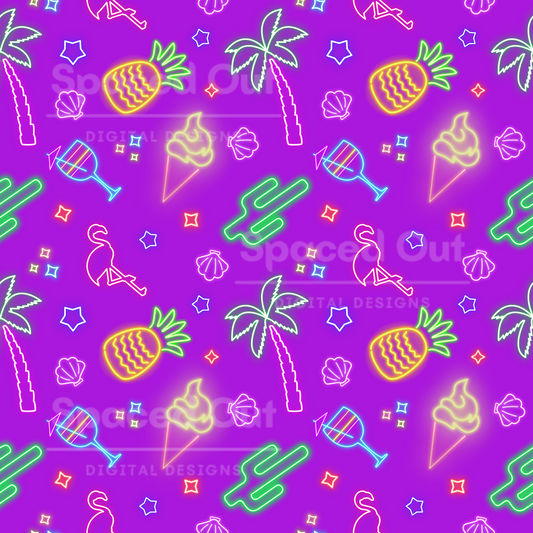 Neon Summer Purple