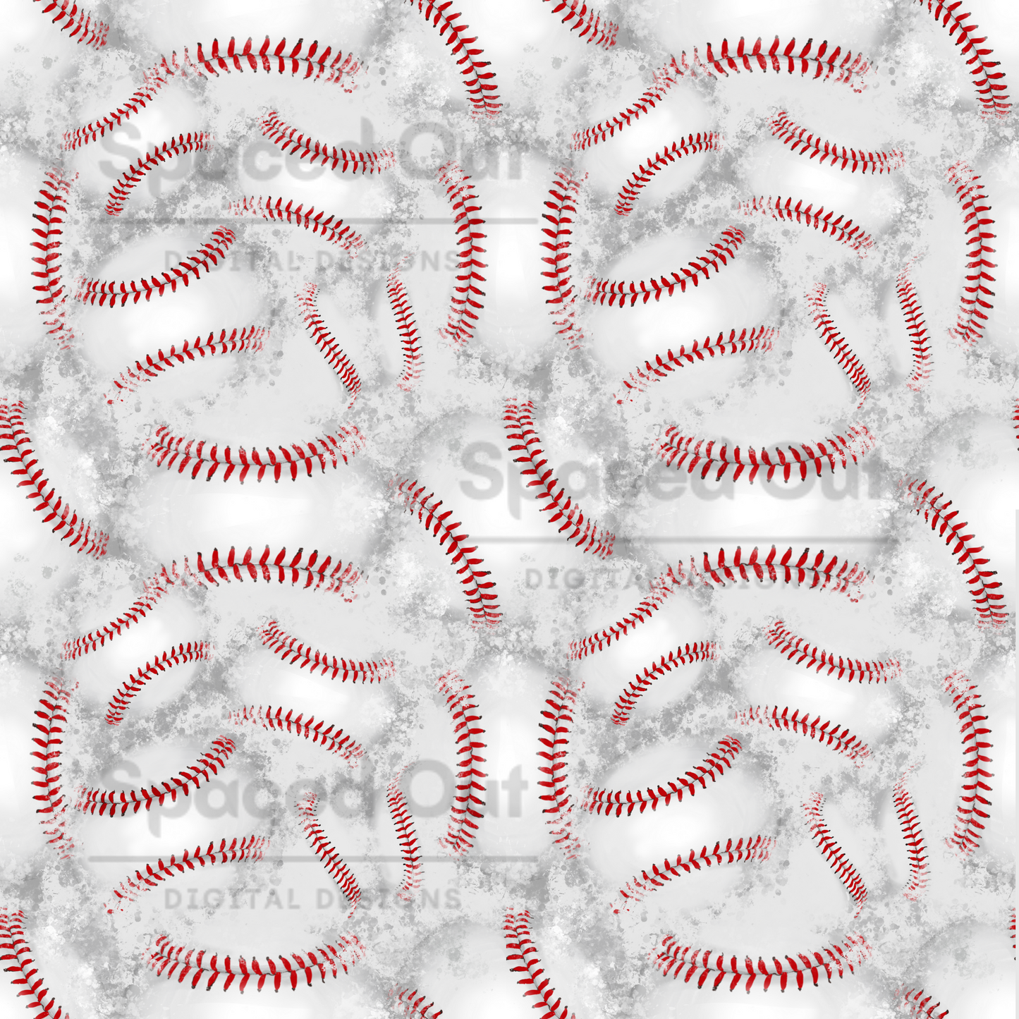 Watercolor Baseball
