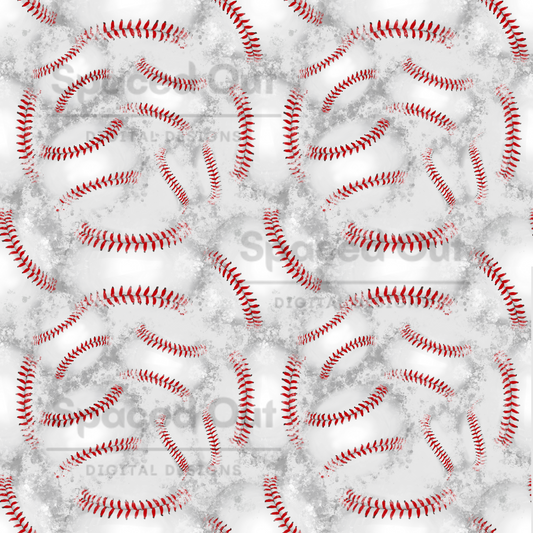 Watercolor Baseball