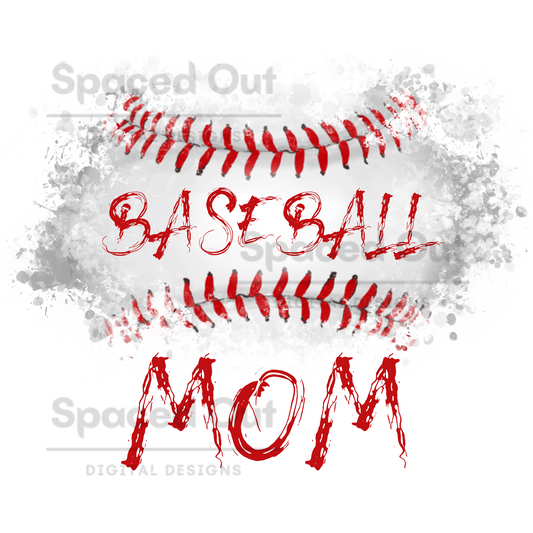Baseball Mom PNG