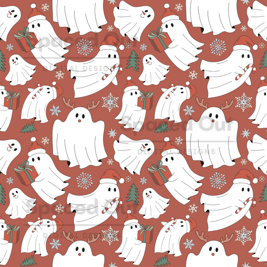 Groovy Christmas Ghosts