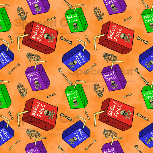 Skelly Juice Hand Drawn