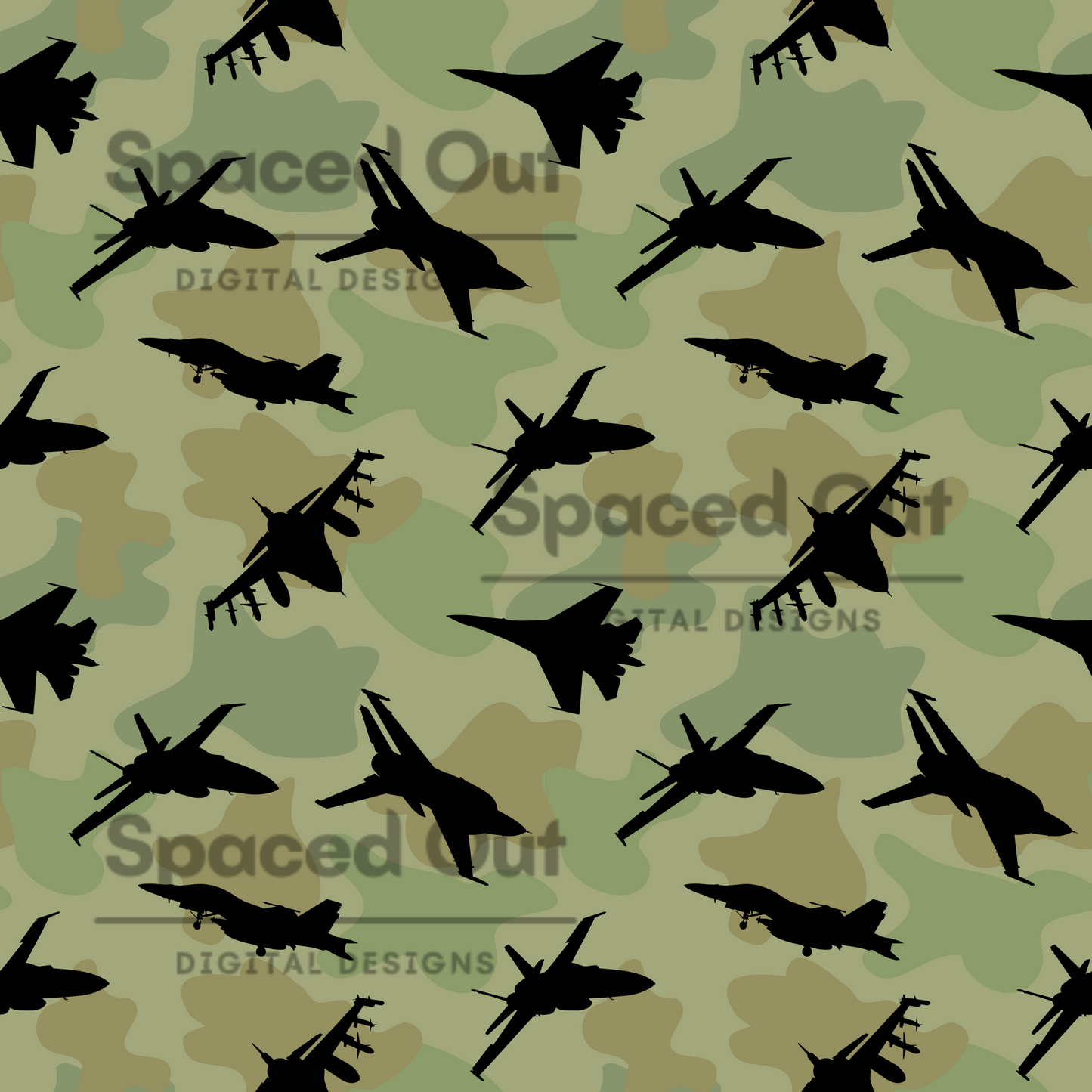 Fighter Jet Silhouette