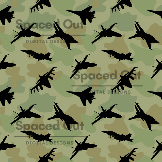 Fighter Jet Silhouette