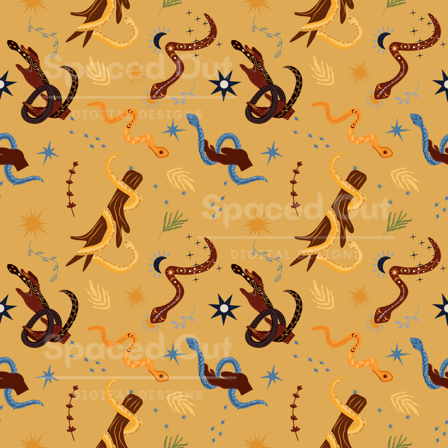 BOHO Snakes Tan