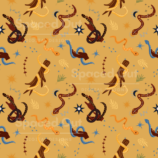 BOHO Snakes Tan