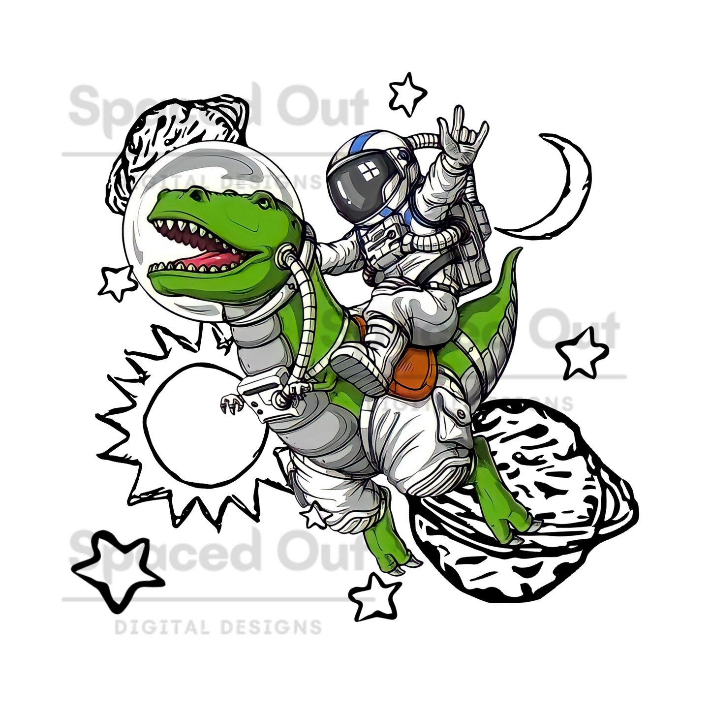 Space Dinos PNG
