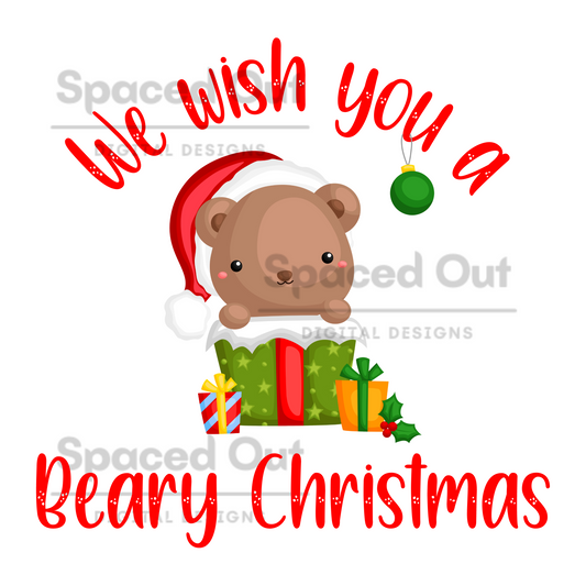 Beary Christmas PNG