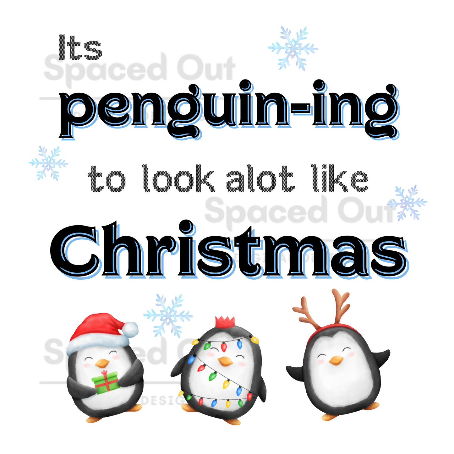 Penguining to Look A Lot Like Christmas PNG