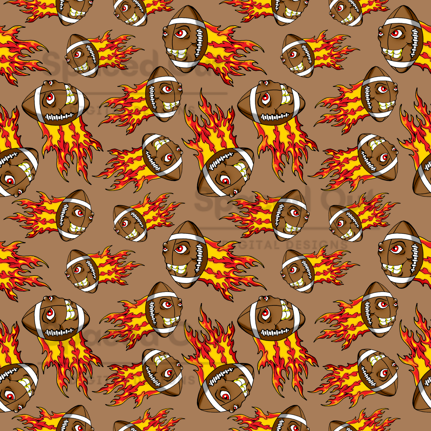 Flaming Footballs