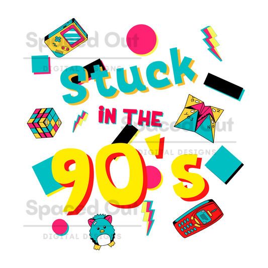 Stuck In The 90s PNG