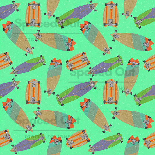 Hand Drawn Surf/Skateboards Speck