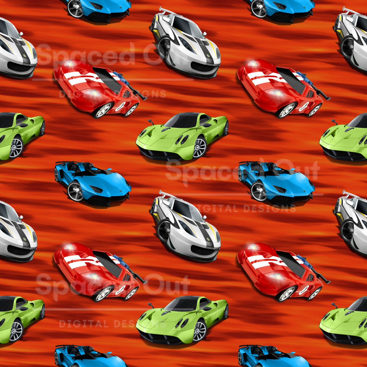 Hot Cars Red