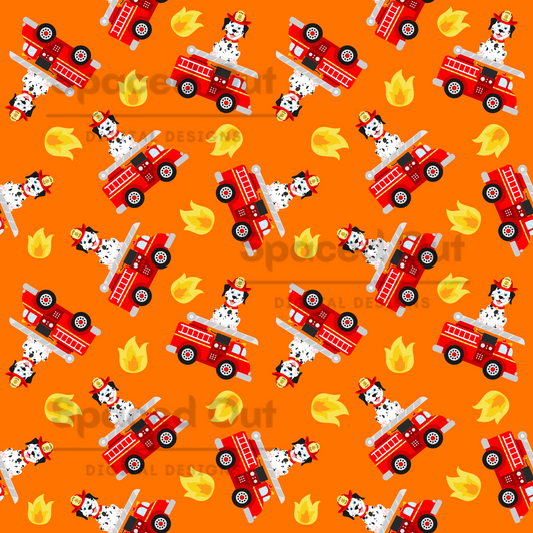 Firehouse Dalmatian Orange