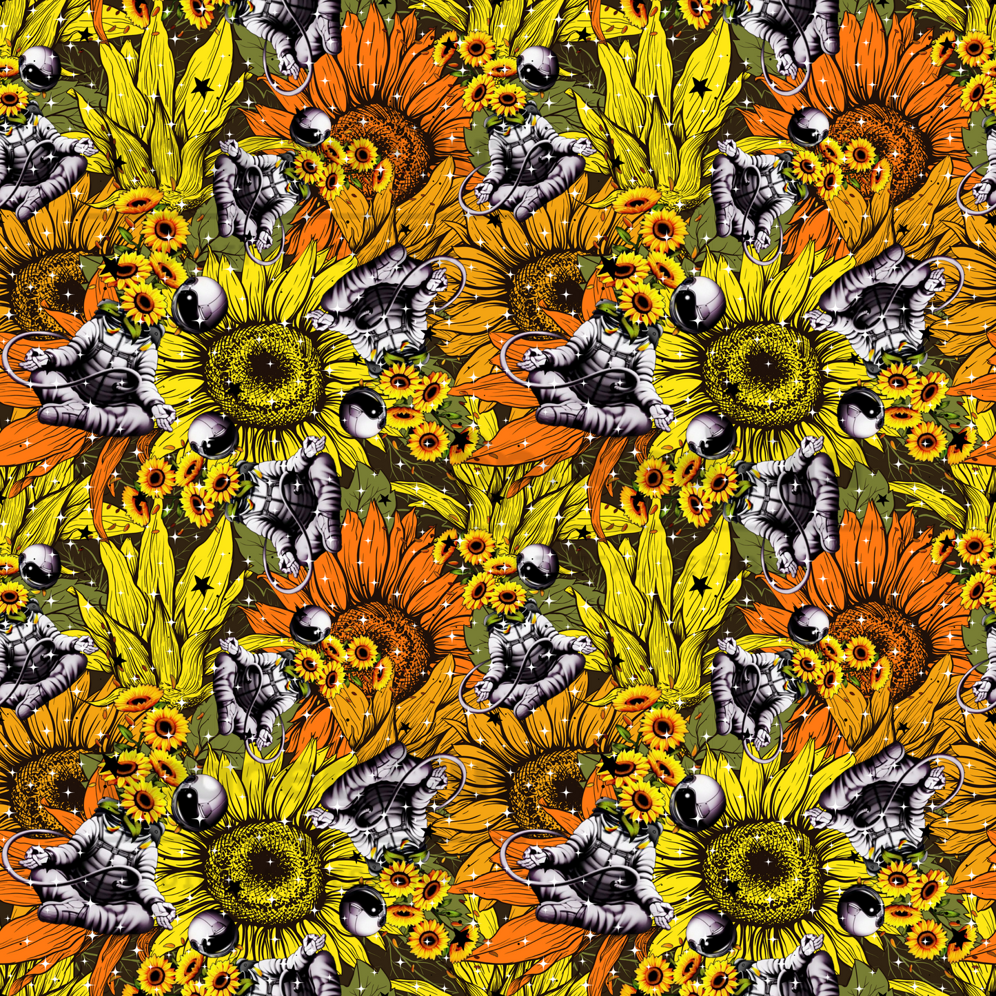 Astronaut Sunflowers