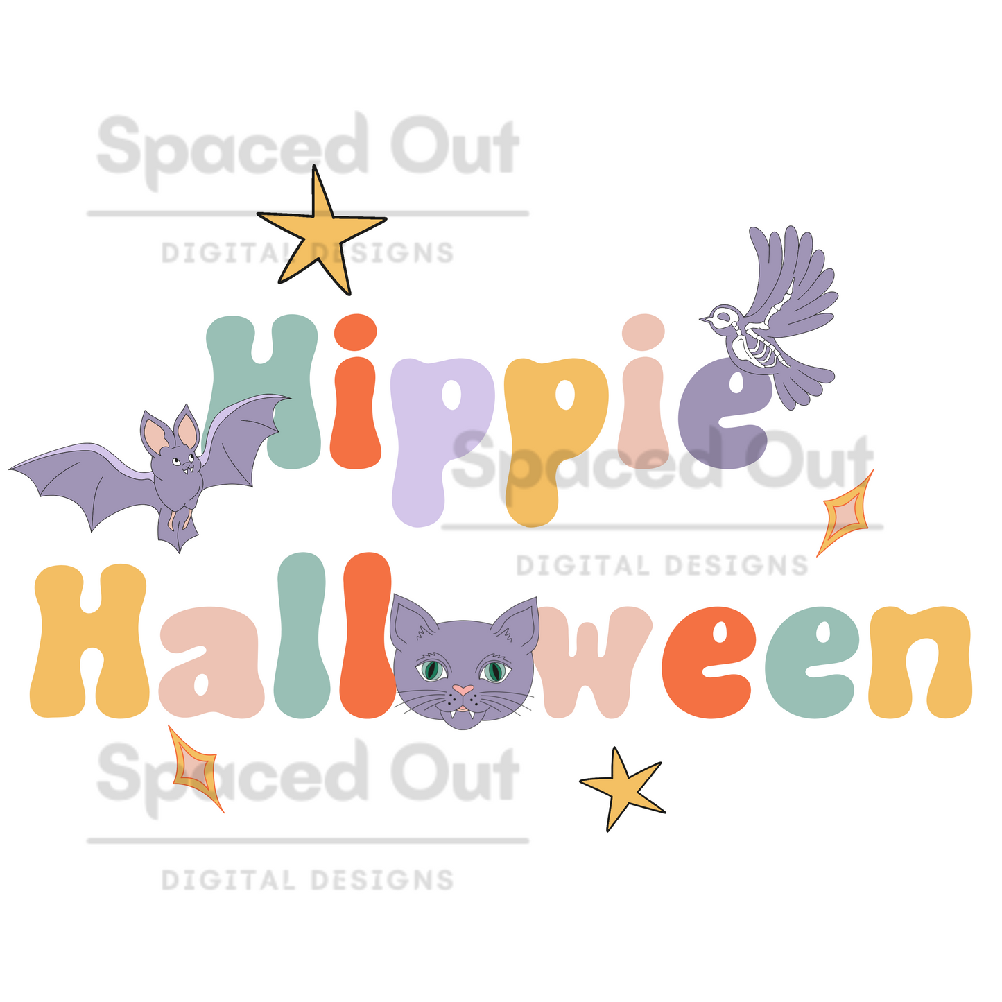 Hippie Halloween PNG