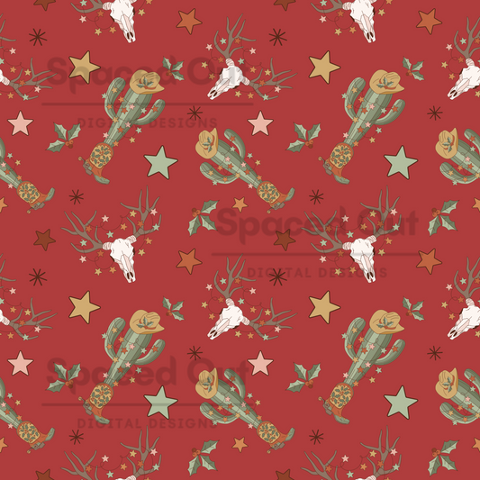 Skull and Cactus Christmas